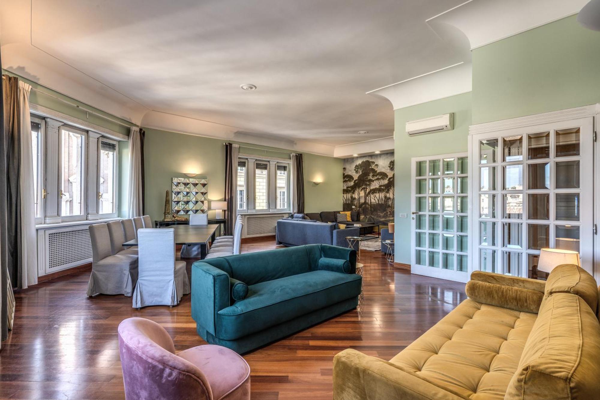 דירות רומא Downtown Srl - Imperial Panorama Penthouse מראה חיצוני תמונה
